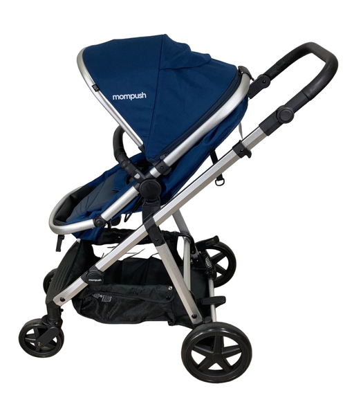 secondhand Mompush Meteor 2 Stroller, 2022, Navy Blue