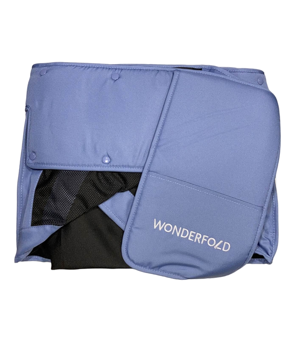 secondhand Wonderfold Carriage Fabric, W4, Storm Blue