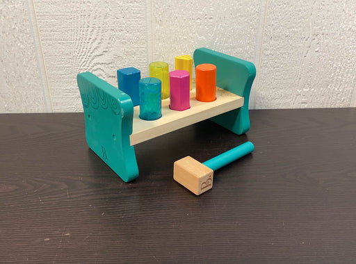 used B. toys Wooden Shape Sorter Hammering Bench