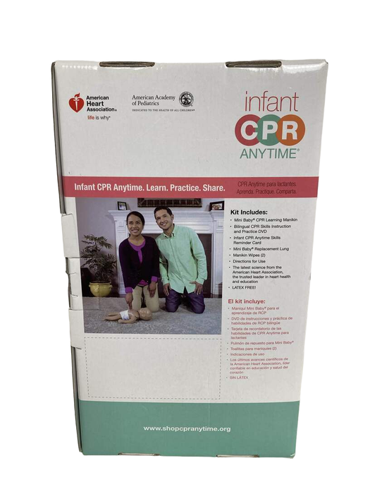 American Heart Association Infant CPR Anytime DVD Training Kit