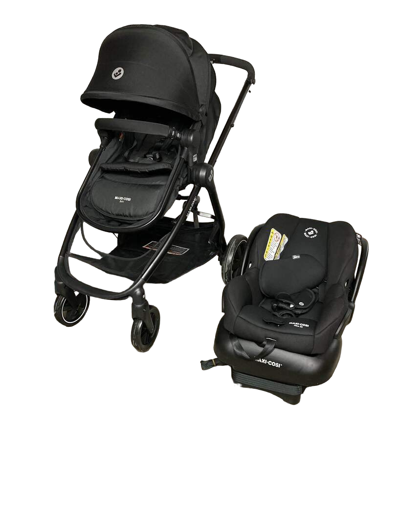 maxi-cosi zelia travel system - violet caspia Maxi-Cosi Zelia 5-in-1 Modular Travel System, 2022, Midnight Black