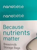 Shop Nanobébé Breastmilk Storage Bags & Organizer at GoodBuy Gear