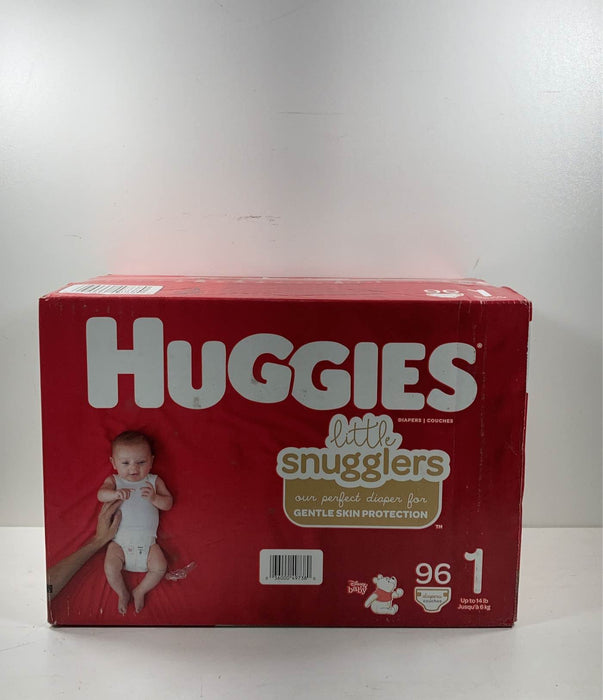 used Huggies Little Snugglers 96 Count, Size 1