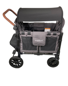 secondhand Wonderfold W2 Luxe Multifunctional Double Stroller Wagon, Charcoal Gray, 2022