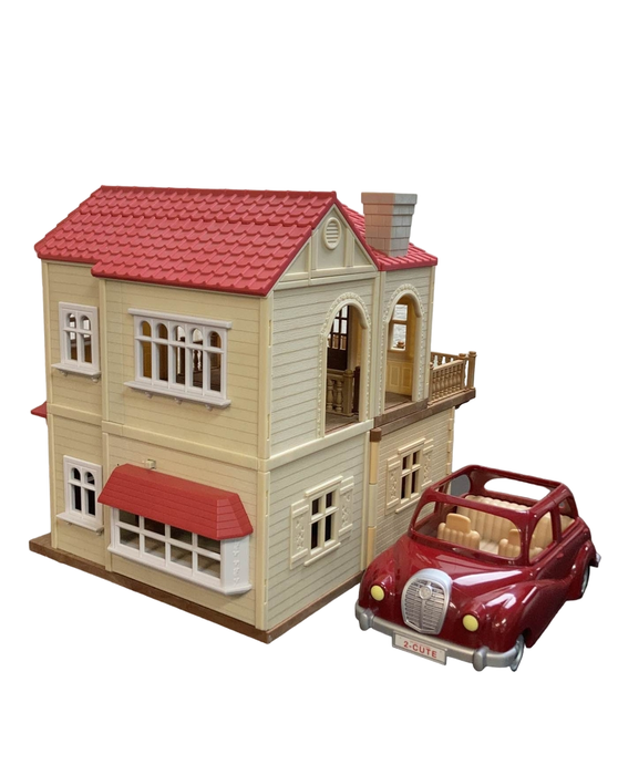 secondhand Calico Critters Red Roof Country Home