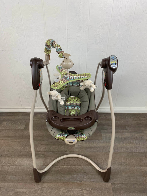 secondhand Graco Comfy Cove Swing