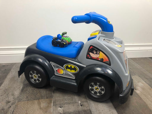 secondhand Fisher Price DC Friends Wheelies Batman Ride-On