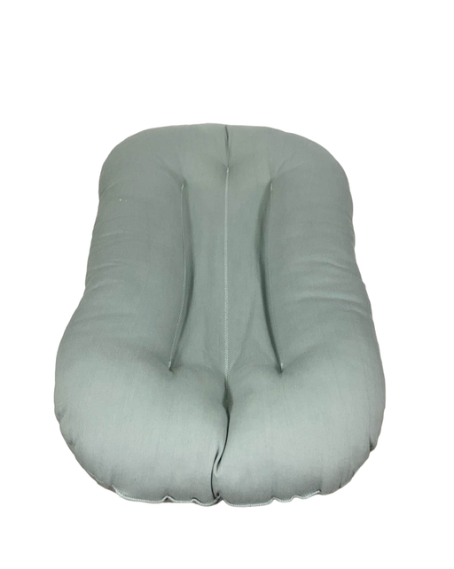 used Snuggle Me Organic Sensory Infant Lounger, Slate