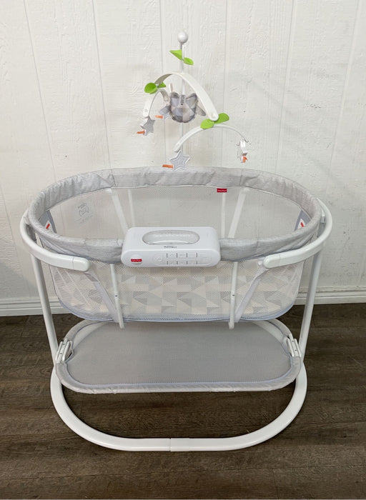 used Fisher Price Smart Connect Soothing Motions Bassinet