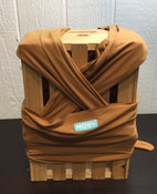 secondhand Moby Wrap Baby Carrier, Caramel