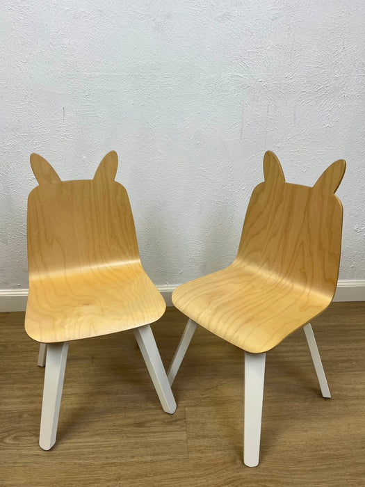 secondhand Oeuf NYC Rabbit Play Chairs And Table Set