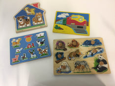 used BUNDLE Wooden Puzzles