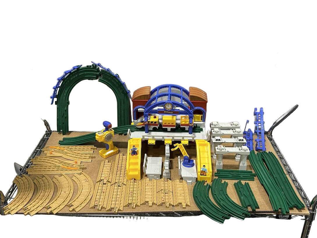 Geotrax train station on sale