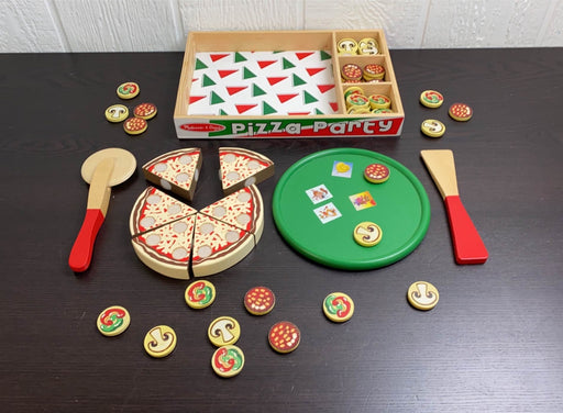 secondhand Melissa & Doug Pizza Party Play Set