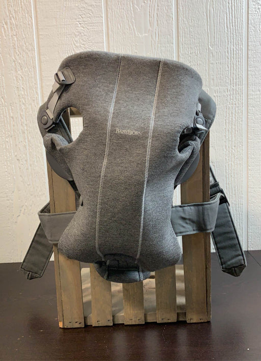 used BabyBjorn Baby Carrier Mini, Dark Gray 3D Jersey