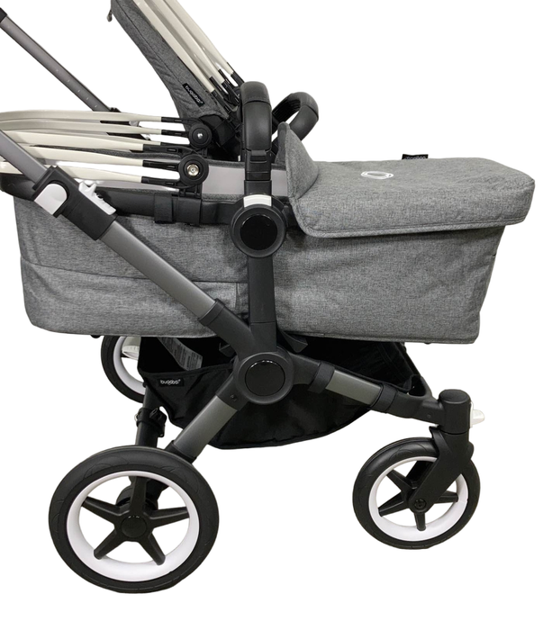 secondhand Bugaboo Donkey 5 Duo Stroller, 2021, Graphite, Grey Melange