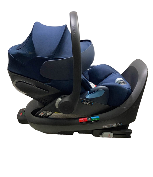 Shop Cybex Cloud G Lux with SensorSafe, 2023, Ocean Blue at GoodBuy Gear