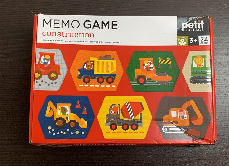 used Petit Collage Memory Game, Construction