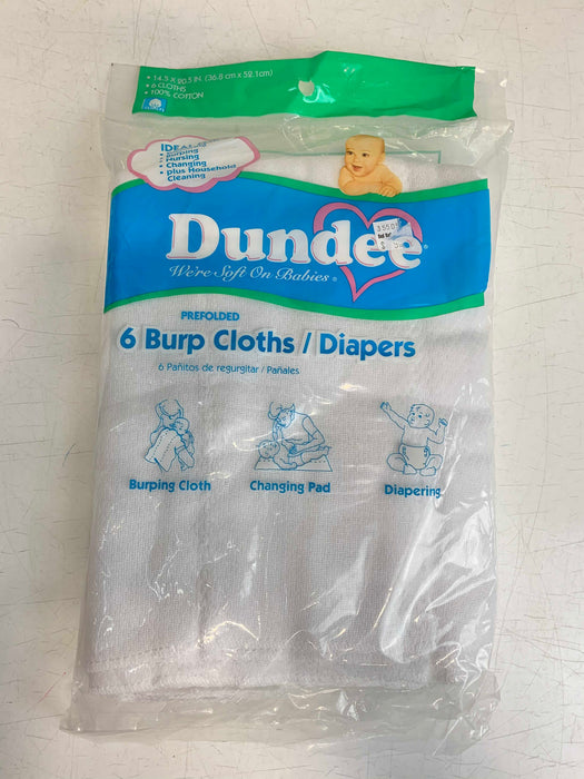 used Dindee Burp Cloths 6pk