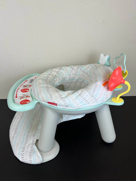 secondhand Skip Hop 2-in-1 Sit-up Activity Baby Chair, Silver Cloud Lining