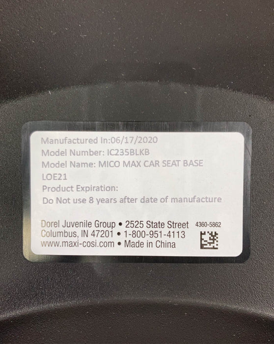 used Maxi-Cosi Mico Max 30 Infant Car Seat Base