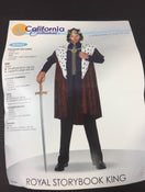 secondhand California Costumes Men's Royal Storybook King Costume, Size small/medium 38-42