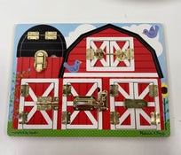 used Melissa & Doug Wooden Latches Barn