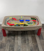 secondhand Step2 Deluxe Canyon Road Train & Track Table With Lid