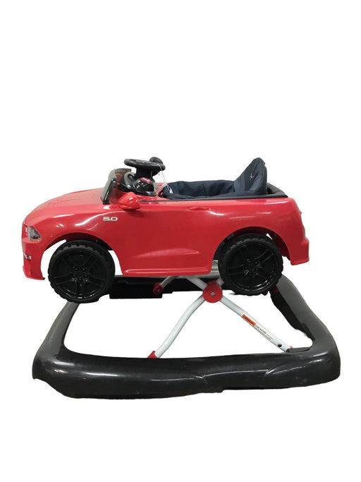 secondhand Bright Starts Ways To Play 4-In-1 Baby Activity Walker, Ford Mustang Red