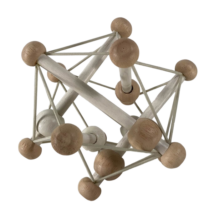 secondhand Manhattan Toy Skwish Rattle, Natural