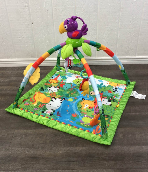 secondhand Fisher Price Rainforest Melodies and Lights Deluxe Gym