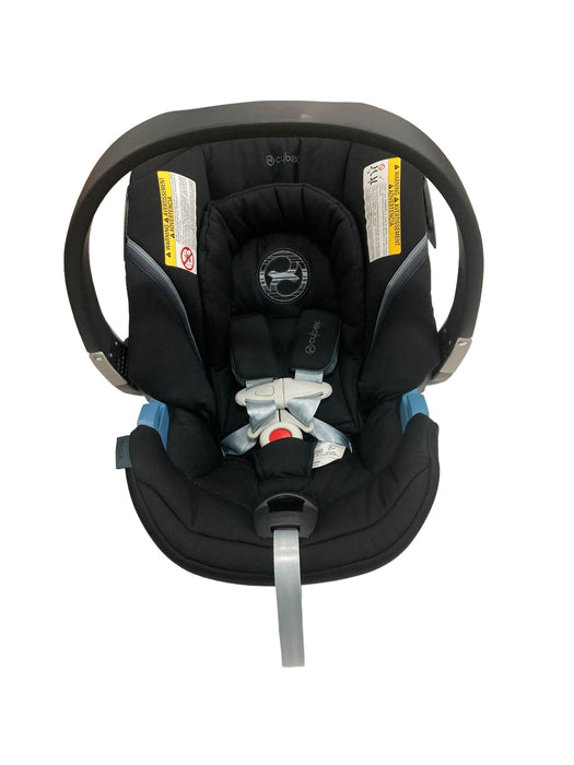 secondhand Cybex Aton 2 Infant Car Seat, Lavastone Black, 2021