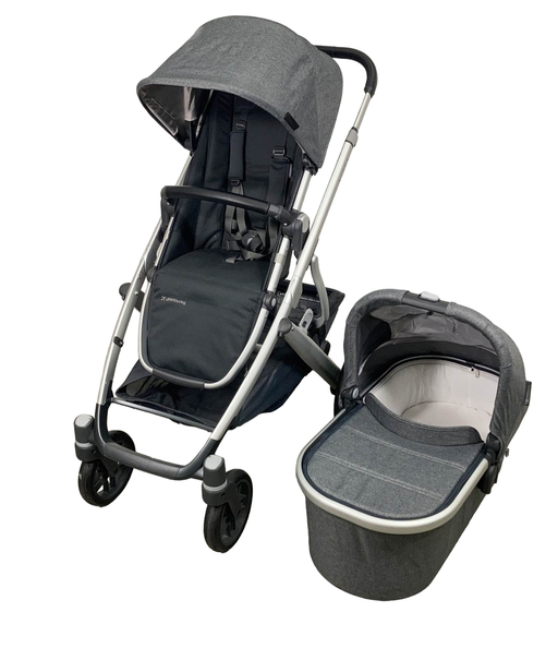 secondhand UPPAbaby VISTA V2 Stroller, 2020, Jordan (Charcoal Melange)