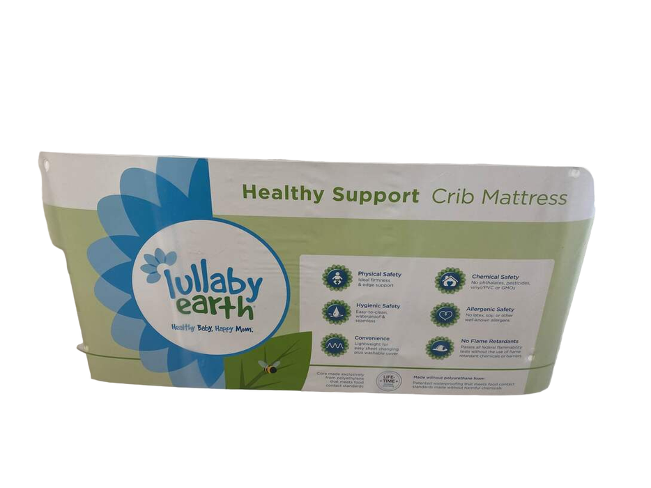 secondhand Lullaby Earth Healthy Support 2-Stage Crib Mattress