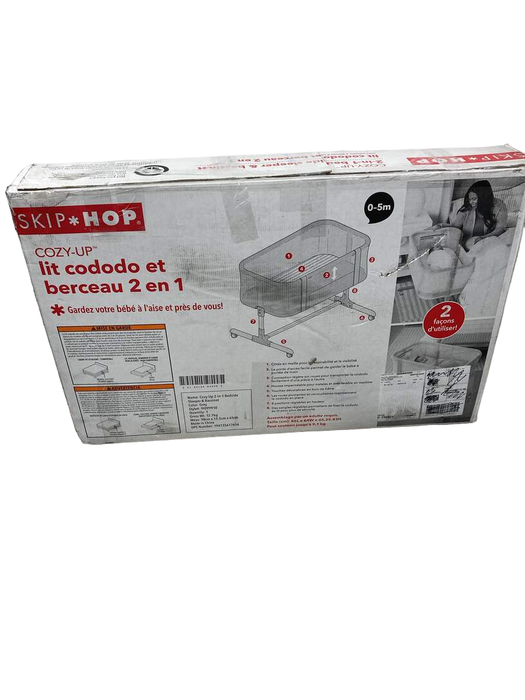 Shop Skip Hop Cozy-Up 2-in-1 Bedside Sleeper and Bassinet, Grey at GoodBuy Gear