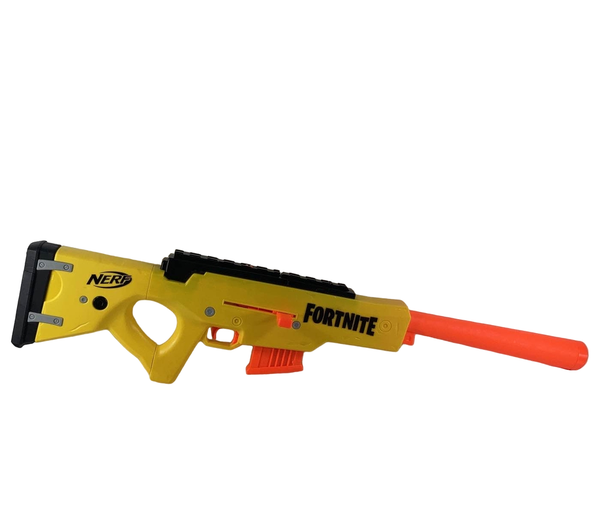 Nerf Fortnite BASR-L Bolt Action, Clip Fed Blaster -- Includes Removable  Scope, 6-Dart Clip
