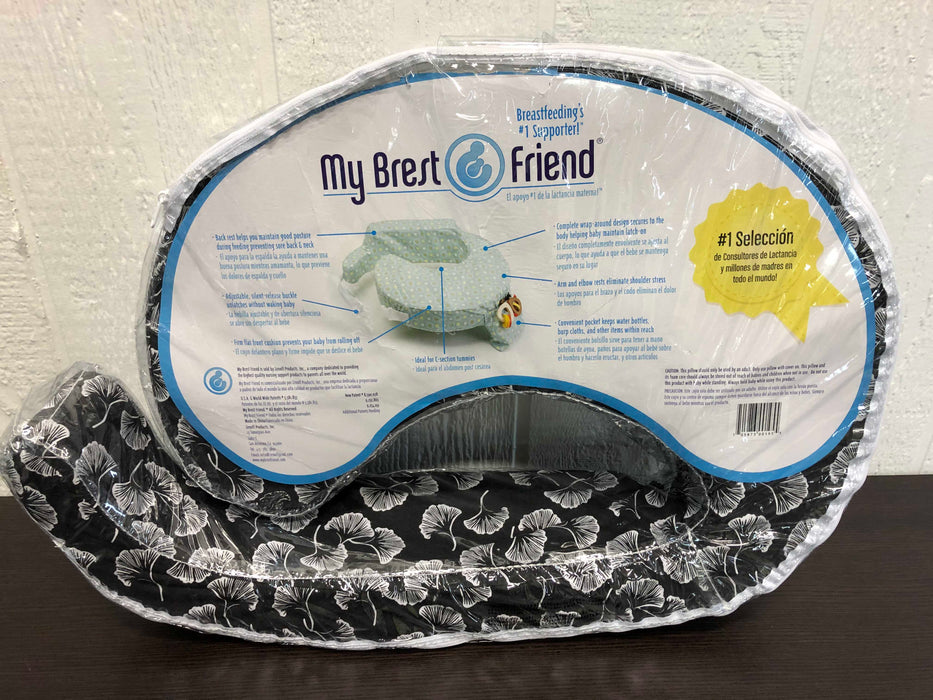 My Brest Friend Nursing Pillow, Black Flowing Fans — GoodBuy Gear