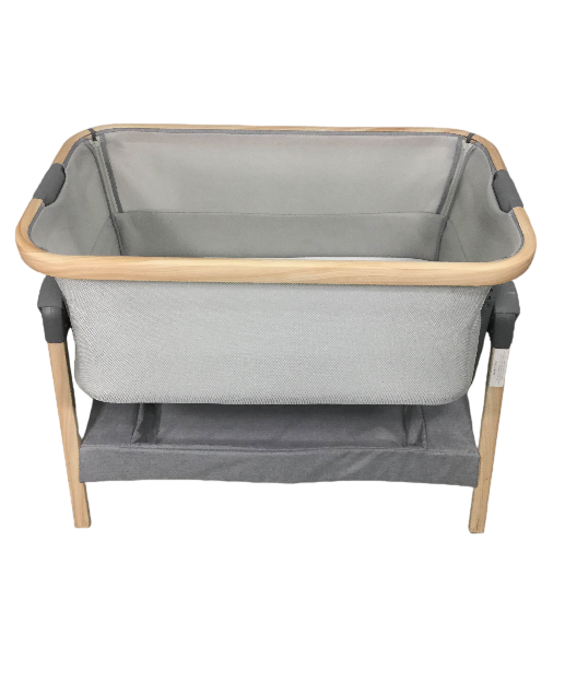 Venice Child California Dreaming Portable Bedside Bassinet, Grey/Wood