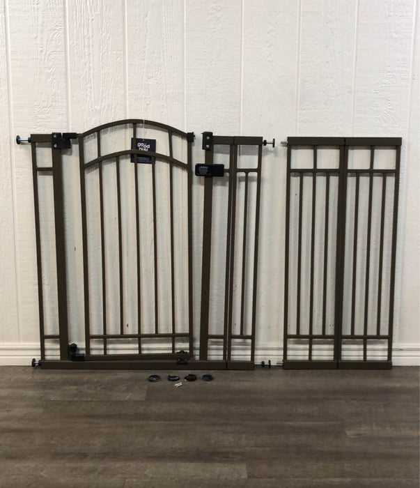 used HomeSafe By Summer Infant Wood and Metal Pressure Mounted Gate