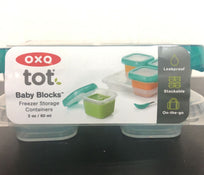 Shop OXO Tot Baby Blocks, Teal 2oz 6 Pack at GoodBuy Gear