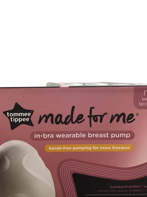 Tommee Tippee Made for Me In-Bra Wearable Breas Pump Hands Free NEW IN BOX