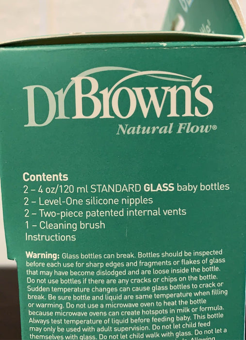 Shop Dr. Brown's Options+ Anti Colic Wide Neck Glass Bottles 2-Pack at GoodBuy Gear