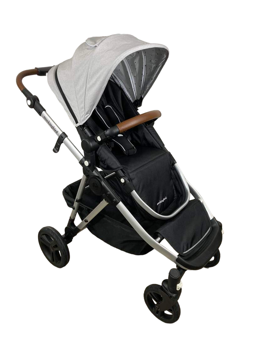 used Mockingbird Single to Double Stroller, 2023, Silver with Penny Leather, Limited Edition Night Stars, Limited Edition Light Grey