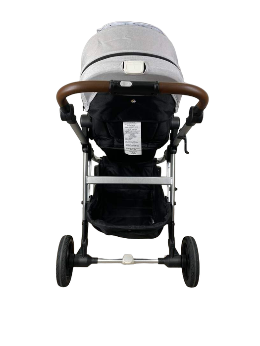 Mockingbird Single to Double Stroller, 2023, Silver with Penny Leather, Limited Edition Night Stars, Limited Edition Light Grey