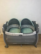 used Graco Pack 'n Play Playard With Twin Bassinets, Yes