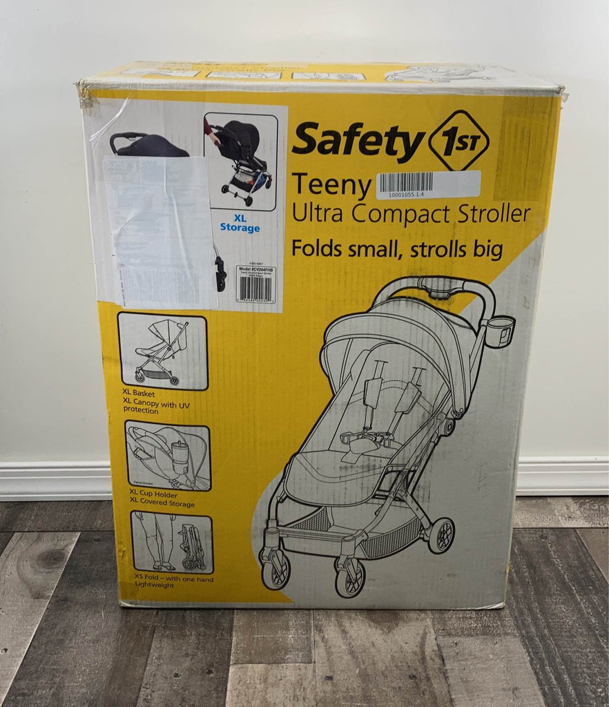 Safety 1st Teeny Ultra Compact Stroller, 2019, Black Magic