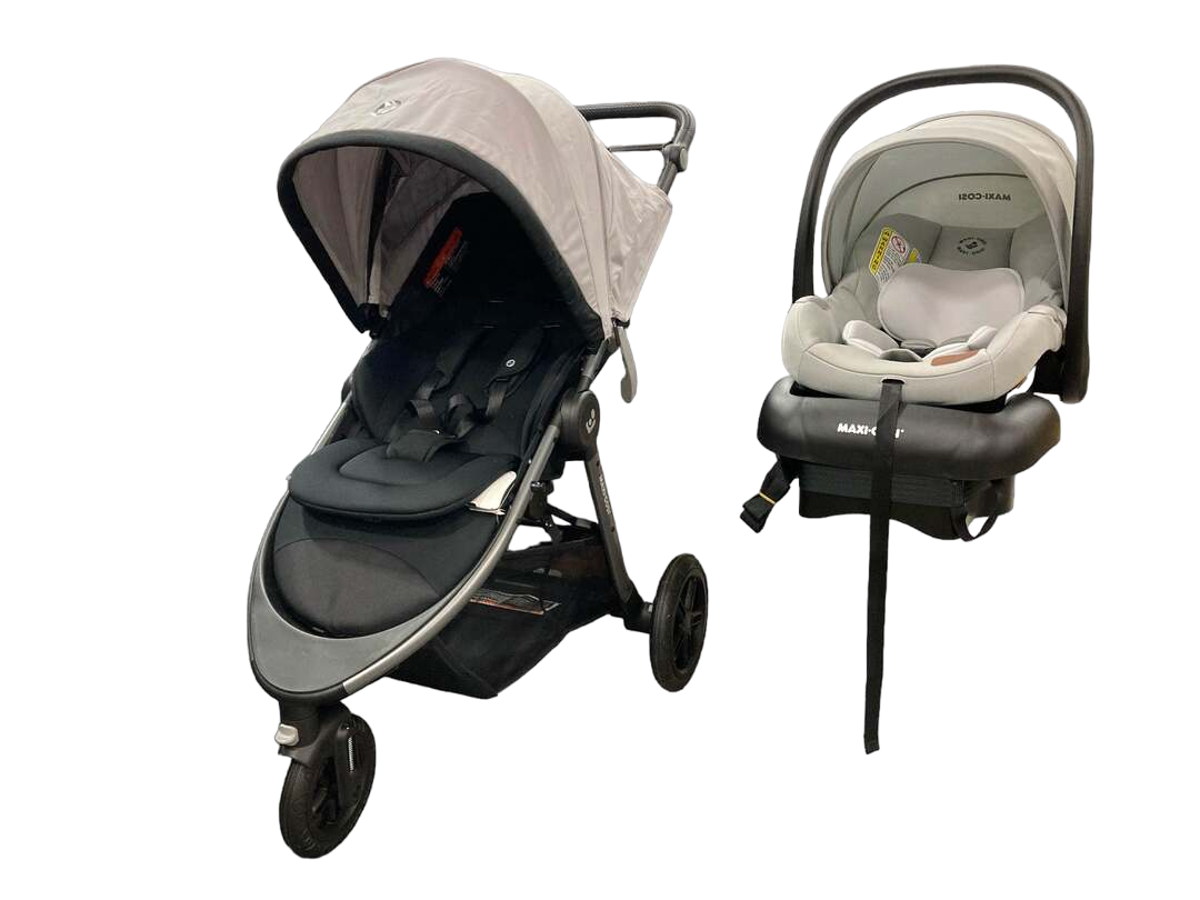 Maxi-Cosi Gia XP 3-Wheel Travel System with Mico Luxe Car Seat, 2022,