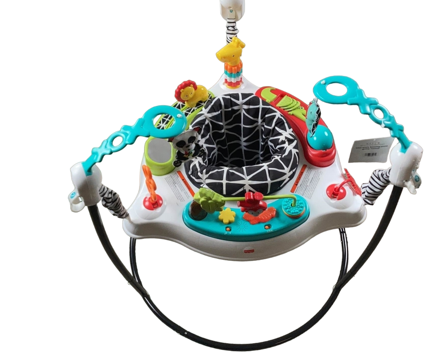 secondhand Fisher Price Jumperoo Activity Center, Animal Wonders