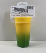 secondhand Munchkin Miracle 360 Sippy Cup, Color changing Green/yellow