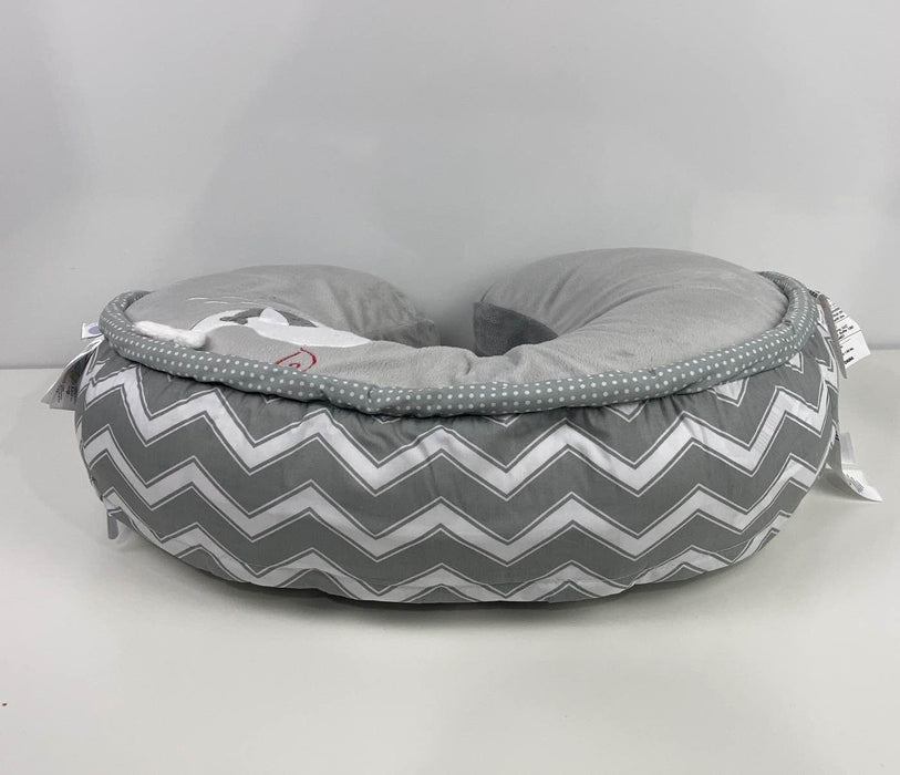 secondhand Boppy Luxe Nursing Pillow, Sherpa Whale